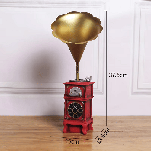 Resin simulation musical instrument handicraft gramophone