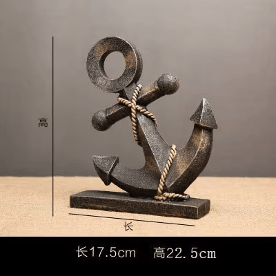 Resin simulation musical instrument handicraft anchor