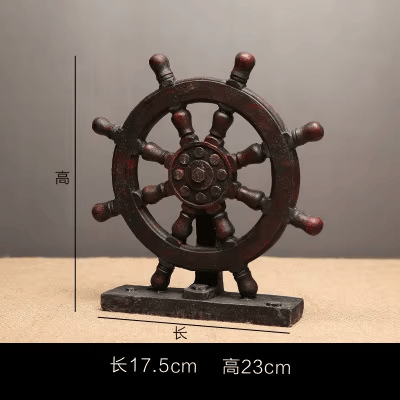 Resin simulation musical instrument handicraft rudder