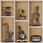 Resin simulation musical instrument handicraft
