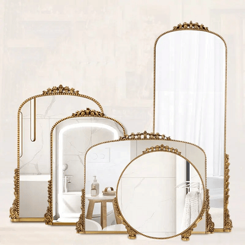 Golden Modern European Decorative Mirror Series