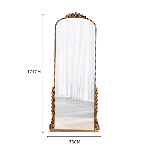Golden Modern European Decorative Mirror Series 73 × 171cm