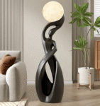 Abstract character large-sized resin floor lamp 24 × 29 × 82cm