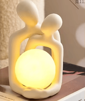 Modern minimalist couple decorative light 9.5 × 11.5 × 15.5cm