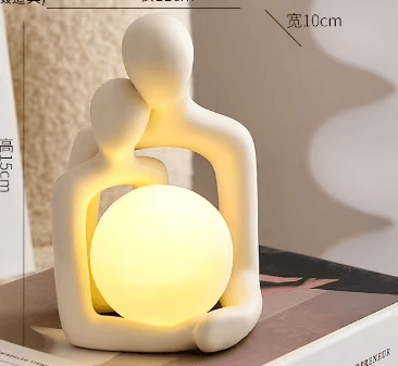 Modern minimalist couple decorative light 9.5 × 11.5 × 15.5cm