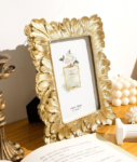 Golden European retro photo frame decoration