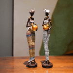 Decorative resin crafts of African women fetching water