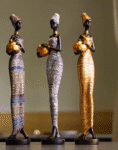 Decorative resin crafts of African women fetching water