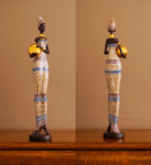 Decorative resin crafts of African women fetching water